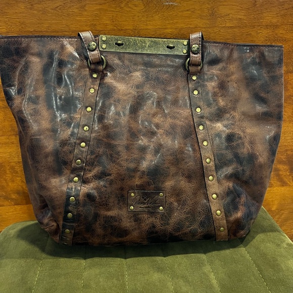 Patricia Nash NWT Distressed Vintage Leather Tote - Picture 2 of 10